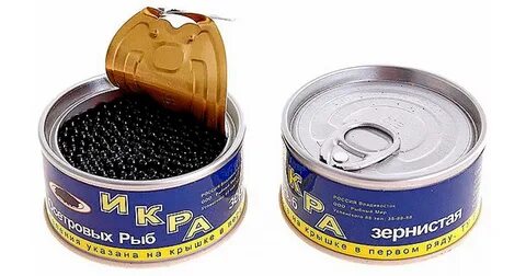 Икра в железной банке
