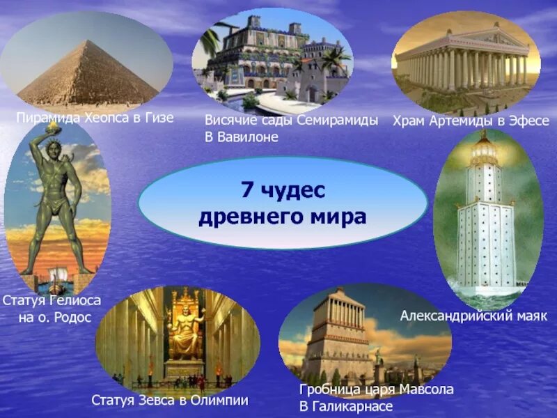 Таблица чудеса света. Таблица чудеса света