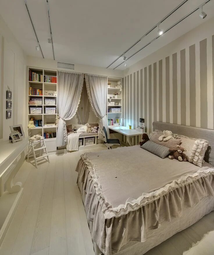 кроватка в спальне Home, Toddler bed, Home decor