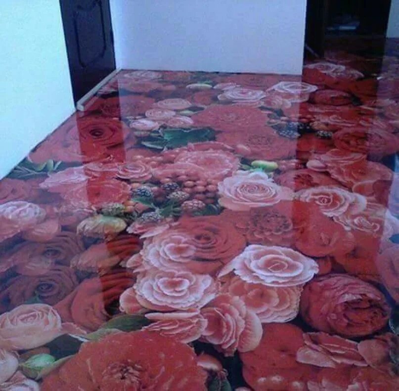 Стены из наливного пола