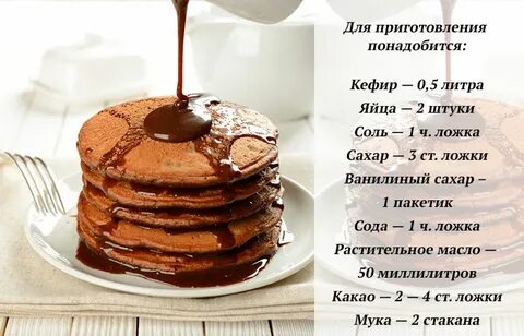 Как приготовить панкейки на кефире рецепт