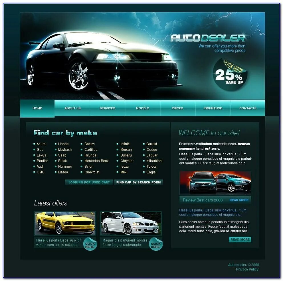 Web auto