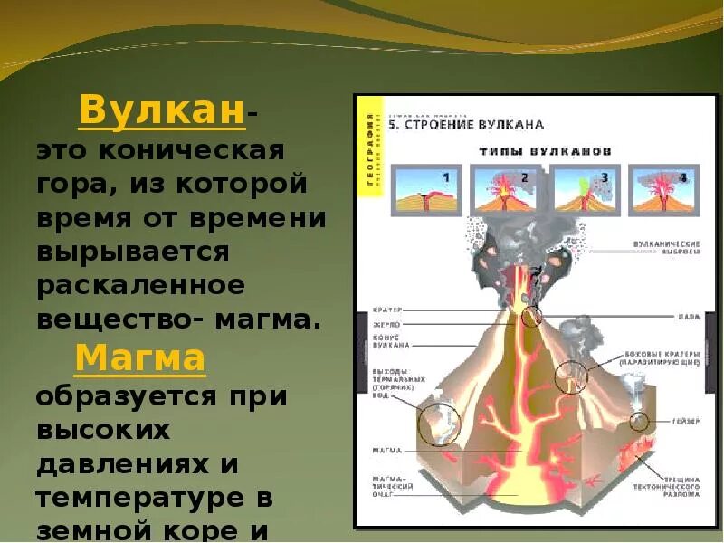 Что такое вулкан 7 класс. Вулкан по обж. обж вулканы презентация. извержение вулкана презентация обж. вулкан это обж.