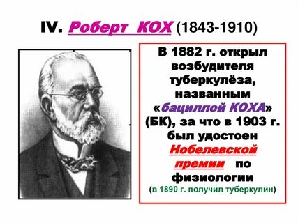 Кох открытия в биологии