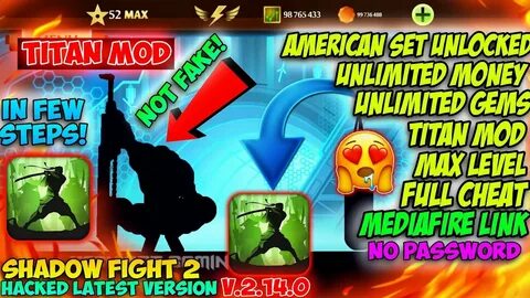 Shadow fight 2 mod menu level max