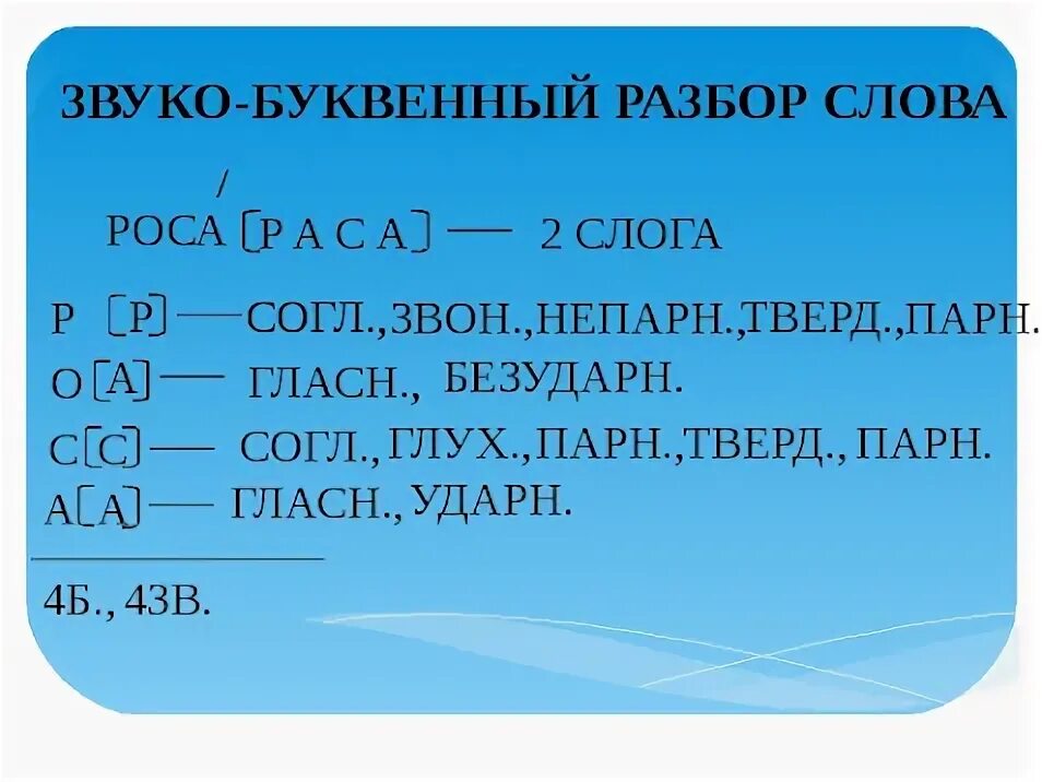 Буквенный разбор слова ночью