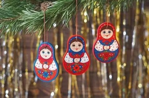 Народные новогодние игрушки своими руками