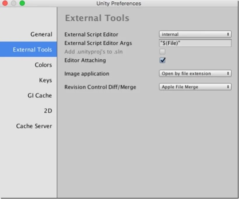 External tool. Preferences в юнити. external tools юнити. edit preferences в unity. unity параметры внешние инструменты.
