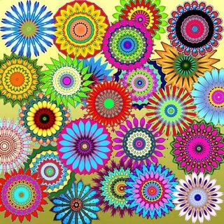 Colorful fills