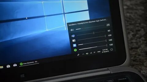 Audio control windows 10