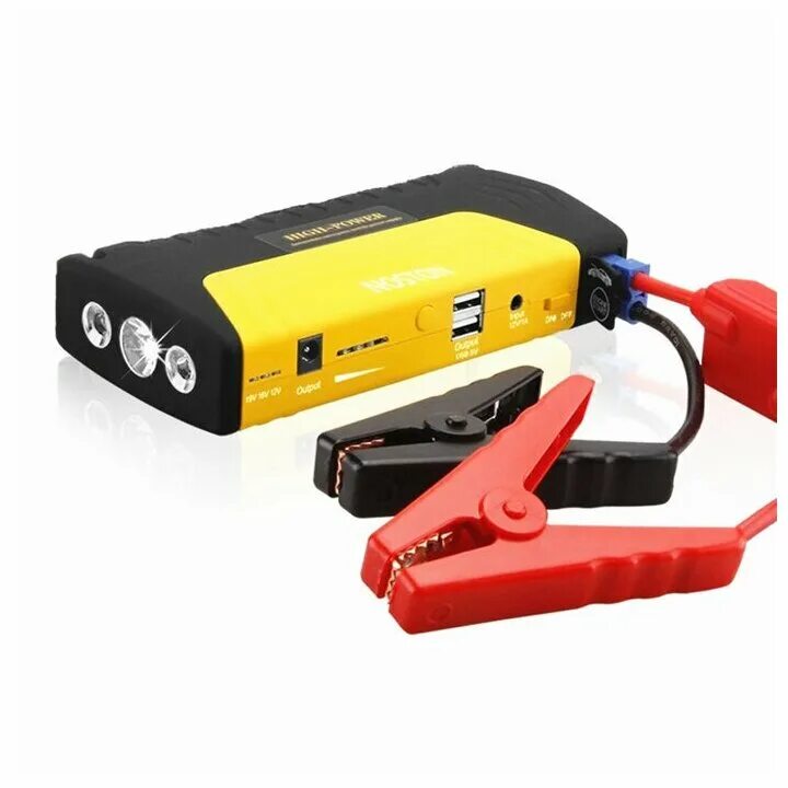 Портативное зарядно пусковое устройство для автомобиля. Бустер high power jump starter. jump starter 16800 mah. пуско зарядное jump starter. пусковое устройство для автомобиля jump starter.