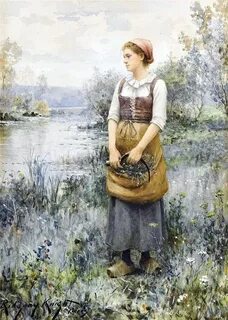 Картина крестьянка