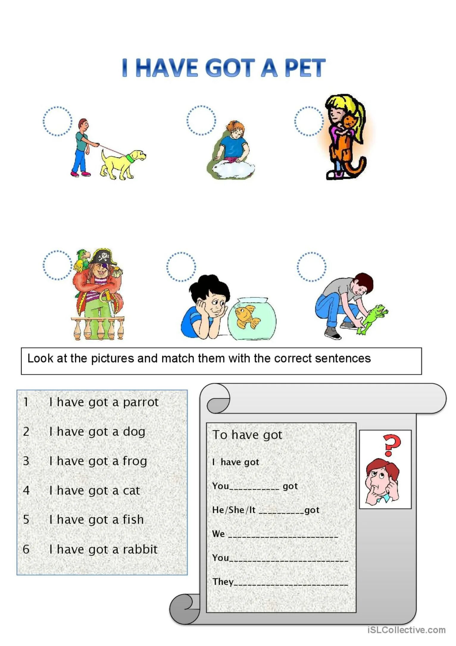 I ve got a pet chimp перевод. Have got Worksheets. Have got has got вопросы Worksheets. I have got Worksheets for Kids для детей. Have got вопросы Worksheets.