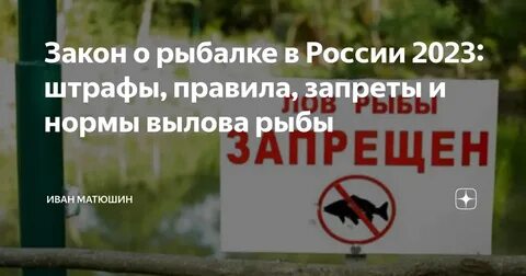 До какого действует запрет на рыбалку