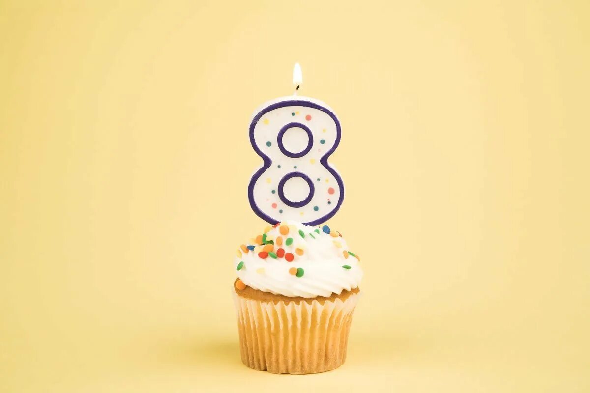 Исполнилось 8 лет. С днем рождения 8 лет. открытка на день рождение компании 8 лет. 8 лет компании поздравления. картинки с днём рождения 8 лет.