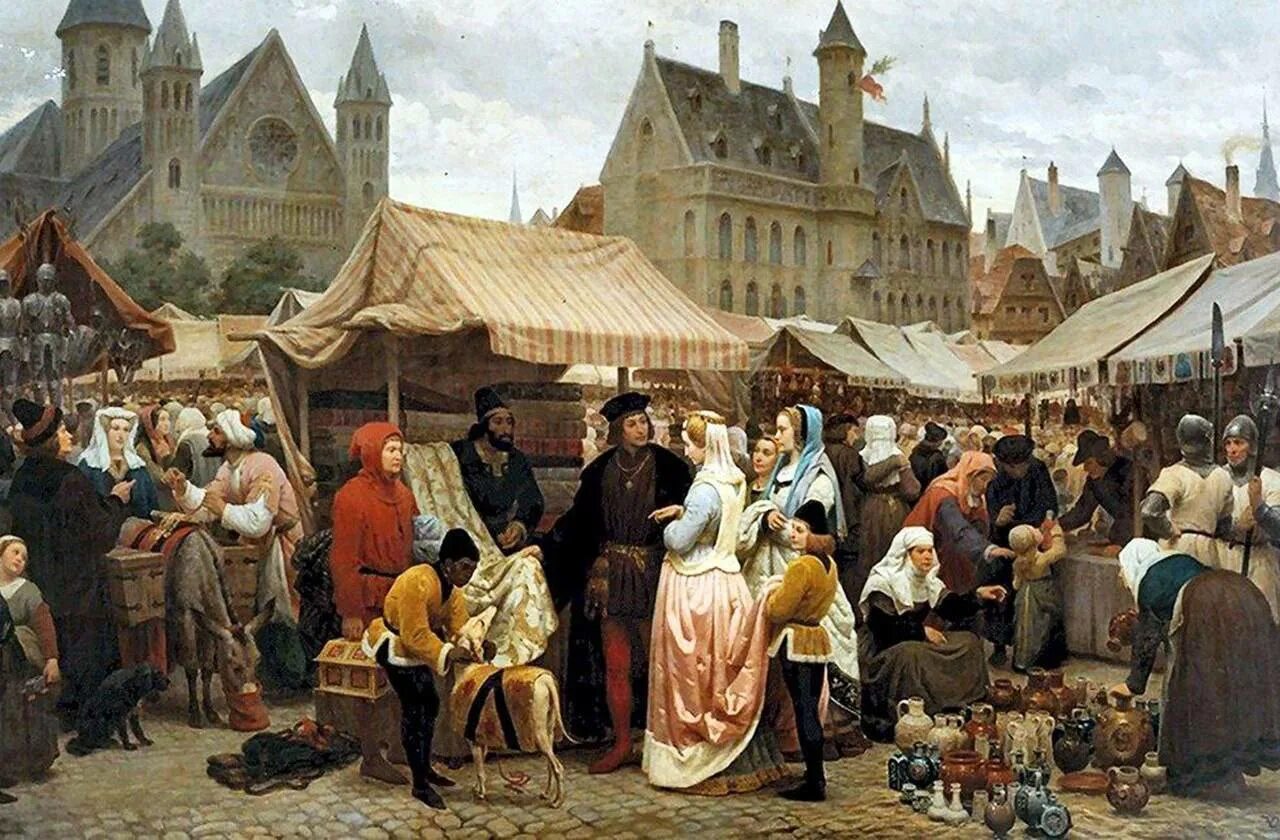 Франция 15 века история. Феликс де винь ярмарка в средневековом генте. ярмарка в брюгге в средние века. ярмарка в шампани в средние века. варфоломеевская ярмарка в лондоне 17 век.