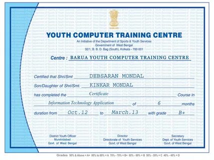 Certificate gov