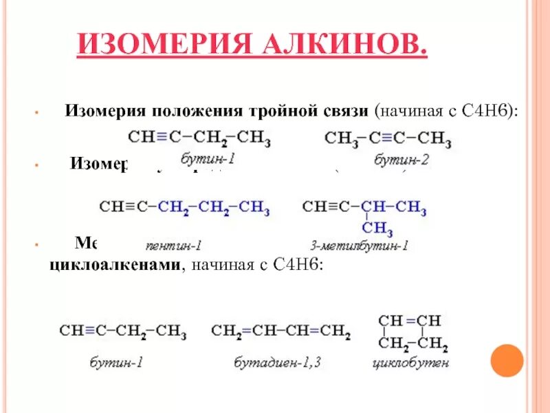 Алкины с4н6. Изомерия алкинов c6h10. С4н6 название Алкин. Алкин межклассовая изомерия.