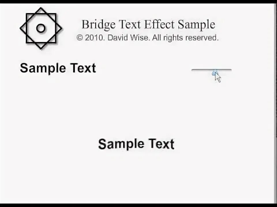 Bridge text. Bridge text
