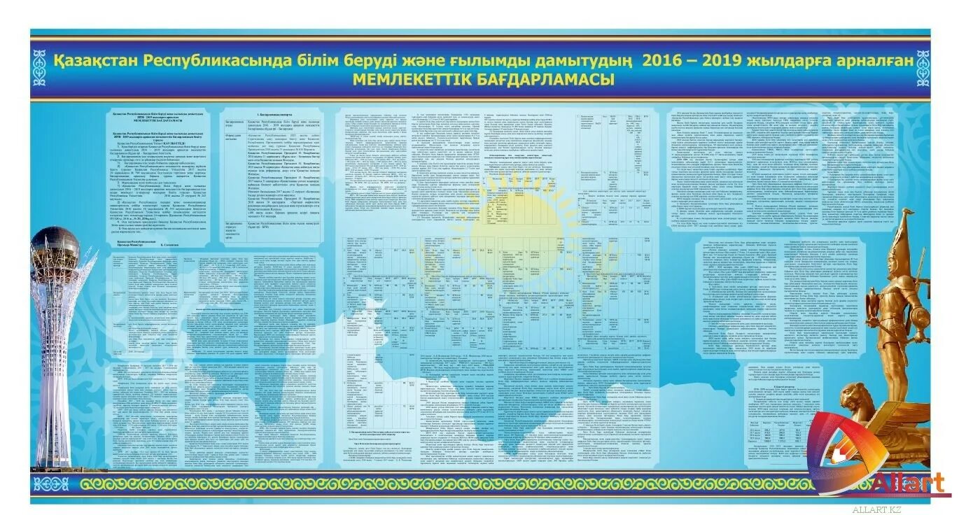 Стенд Казахстан. Стенд білім. Стенд казахской литературы.