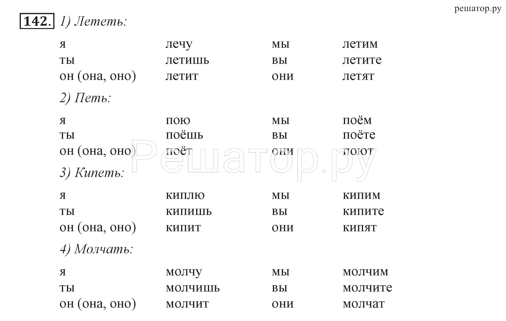 Формы слова летим. Гдз по русскому языку 4 класс. Глаголы в слове. Лететь, петь, кипеть, молчать.. Лететь, (петь, кипеть, (молчать». Русский язык 4 класс 2 часть учебник номер 286.