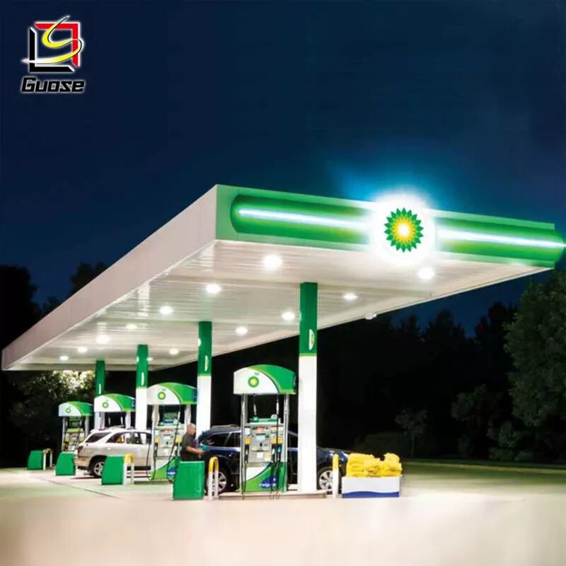 BP Gas Station Design. BP Gas Station 45 m. Оборудование для АЗС. Навес АЗС.