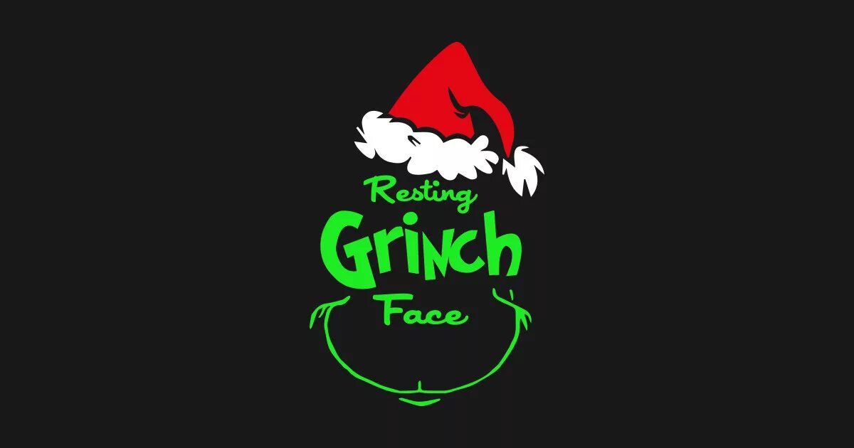 Гринч вектор. Гринч логотип. grinch надпись. resting grinch face.