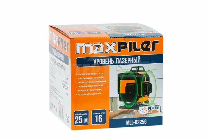 Уровень maxpiler. Уровень лазерный maxpiler mll-0225g. лазерный уровень maxpiler. уровень лазерный maxpiler mll-0225g 25м..