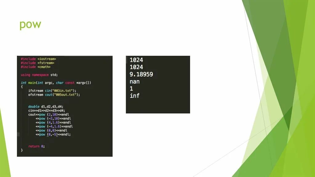 Pow c++. Функция Pow c++. Возведение в степень c++ Pow. Функция Pow в с++.