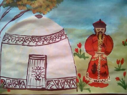 Калмыки рисунок