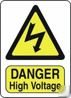 Danger high voltage six
