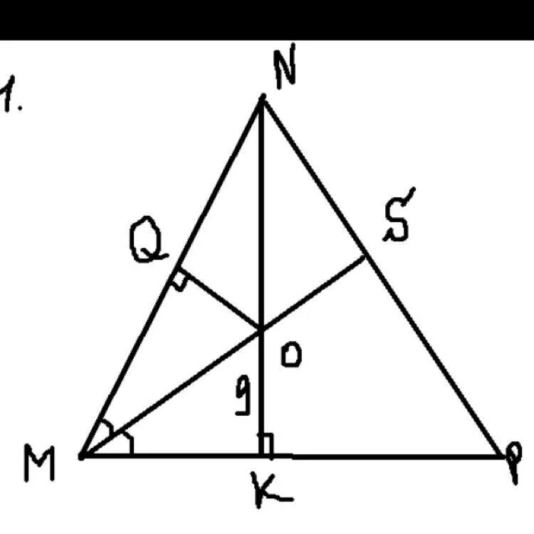 09 ok. В остроугольном треугольнике MNP биссектриса угла m пересекает. Остроугольный треугольник MNP биссектриса угла m пересекает высоту NK. Остроугольный треугольник с биссектрисой которая пересекает высоту. B треугольник MNP биссектриса угла m пересекает высоту NK В точке o ok=9 см.