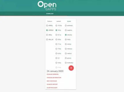 Gapps arm 7.1 pico