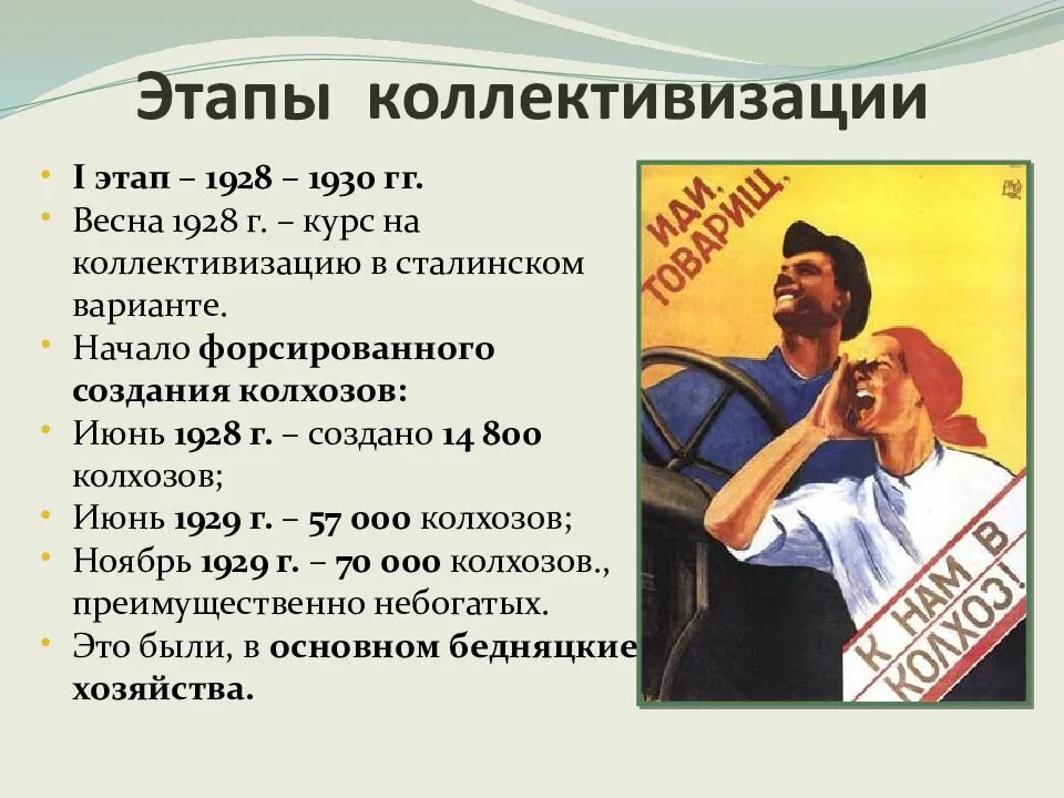 1 из последствий коллективизации стало. Коллективизация. Коллективизация в СССР. Этапы коллективизации сельского хозяйства. Коллективизация годы.