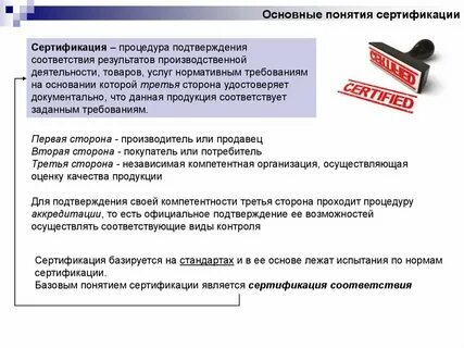 Контроль сертификации