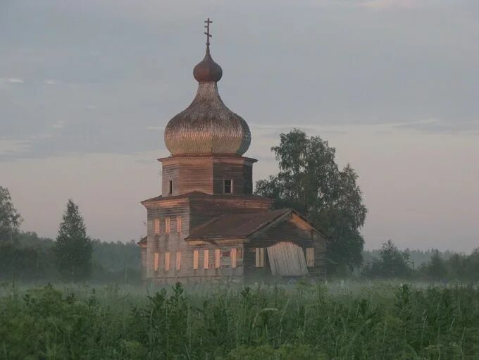 Церковь Николая Чудотворца, Нёнокса (Северодвинск, город), фотография. фасады