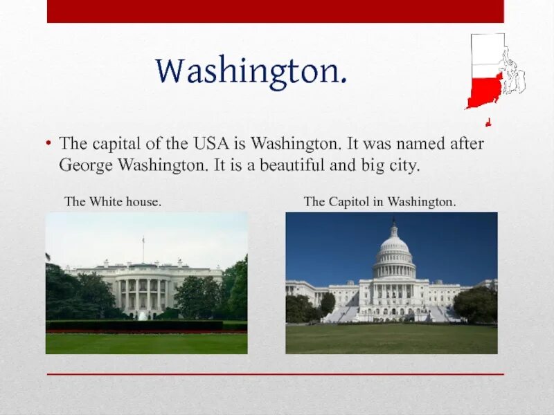 Washington is capital of usa. Вашингтон презентация. Вашингтон на английском языке. Вашингтон столица США на английском. Презентация по английскому про США.