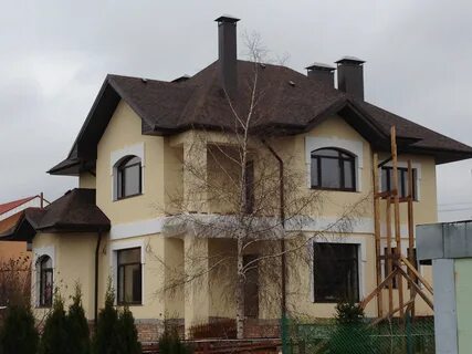 Отделка мокрой штукатуркой