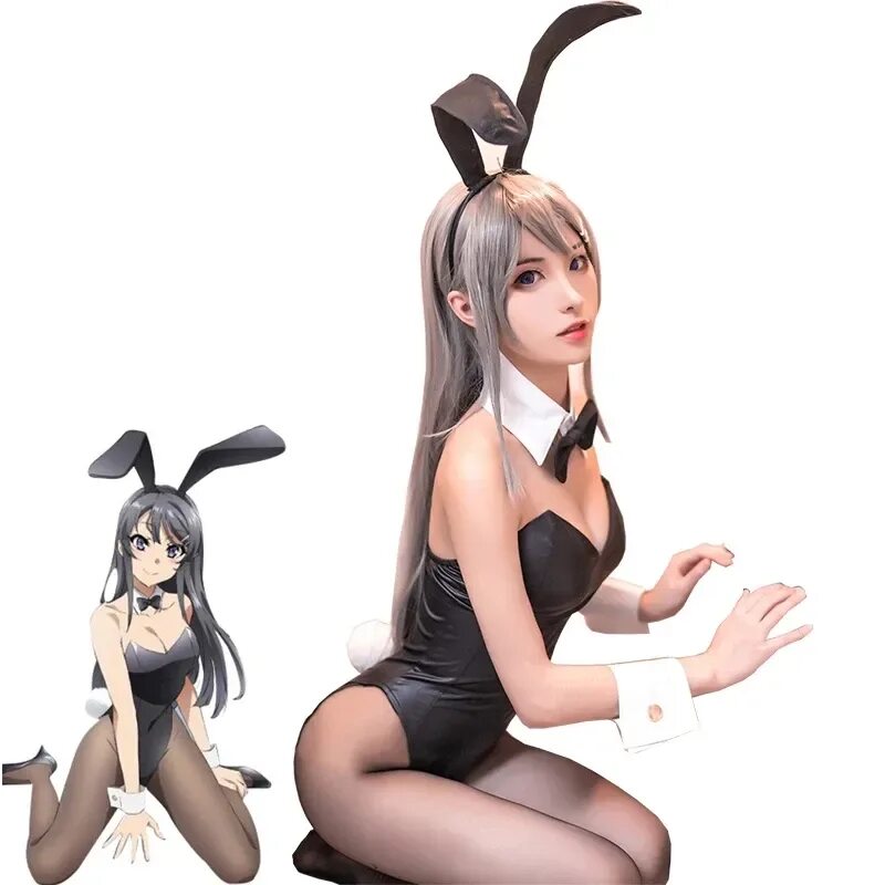 Мечты девочки зайки 18. Mai Sakurajima Bunny Cosplay. Mai Sakurajima Bunny Suit. Сакураджима май в костюме зайки. Bunny girl Senpai костюм.