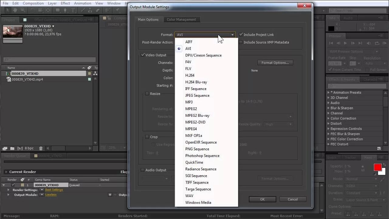 Как сохранить видео в adobe. Как сохранить видео в Adobe after Effects. Экспорт видео в Афтер эффектс. Format options в Афтер эффекте. Как сохранить видео в after Effects.