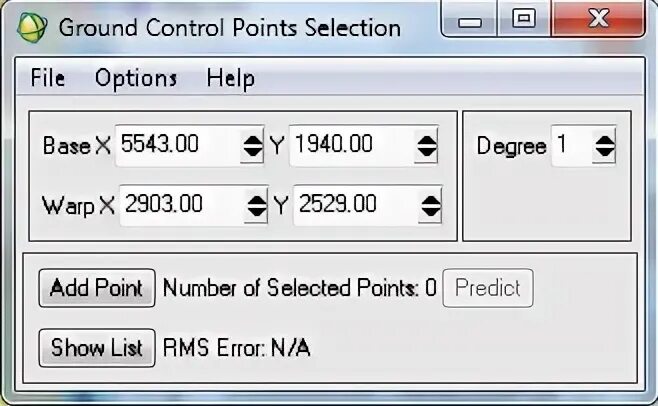Point selection
