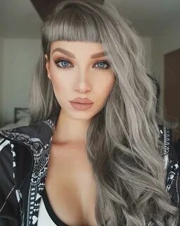 Пепельный цвет волос с глазами
