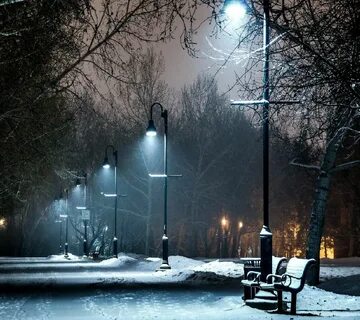 Фонарь утро