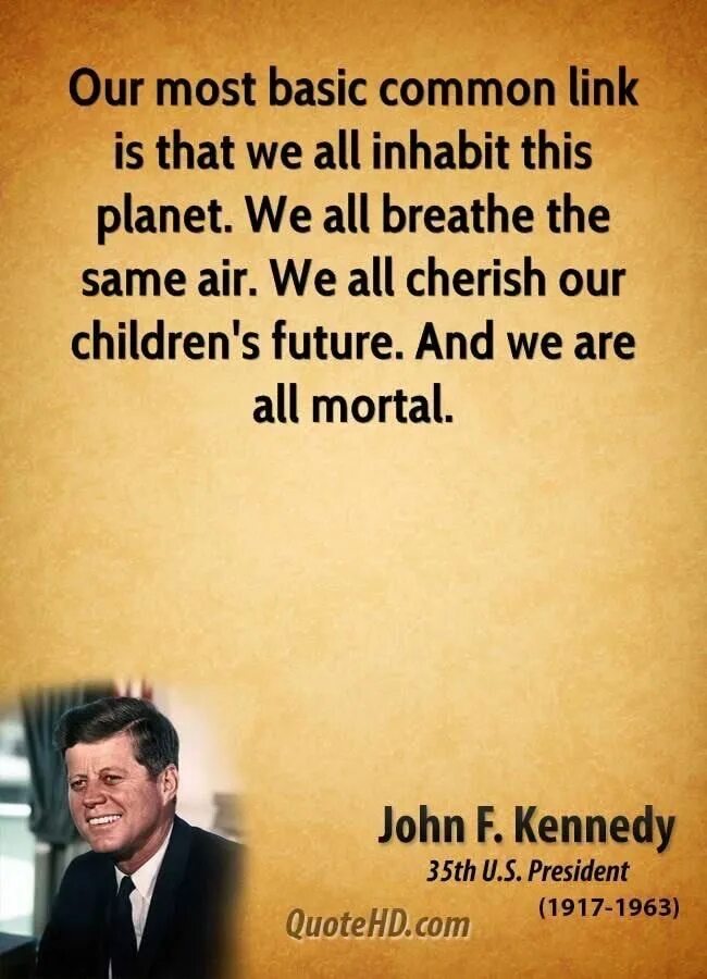 For most of our history