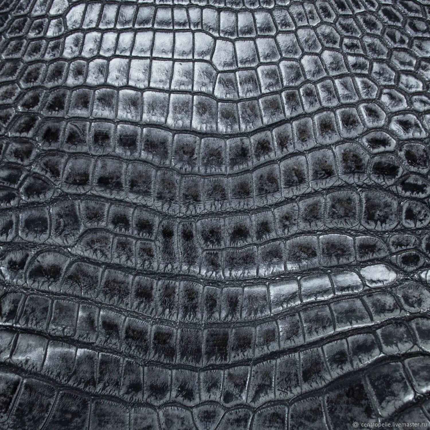 Кожа 12x12 Аллигатор BLACK Croc Embossed Cowhide Etsy