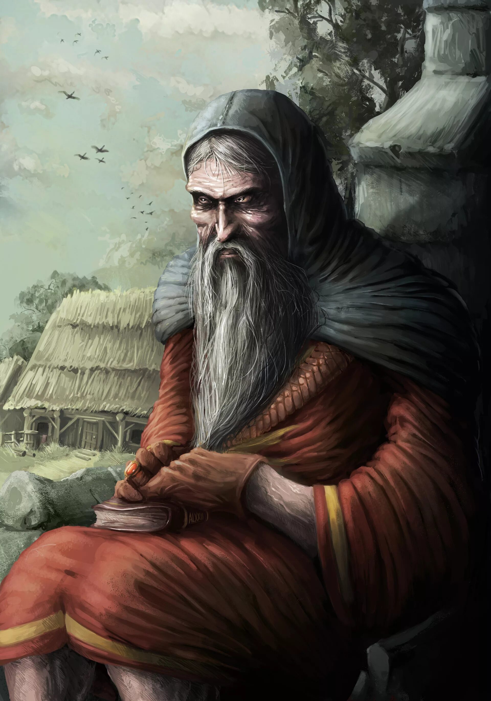 Иерарх химмельфарт ведьмак 3. Ведьмак 1 преподобный. Преподобный ведьмак 1. Ведьмак 2007. Харен брогг арт.