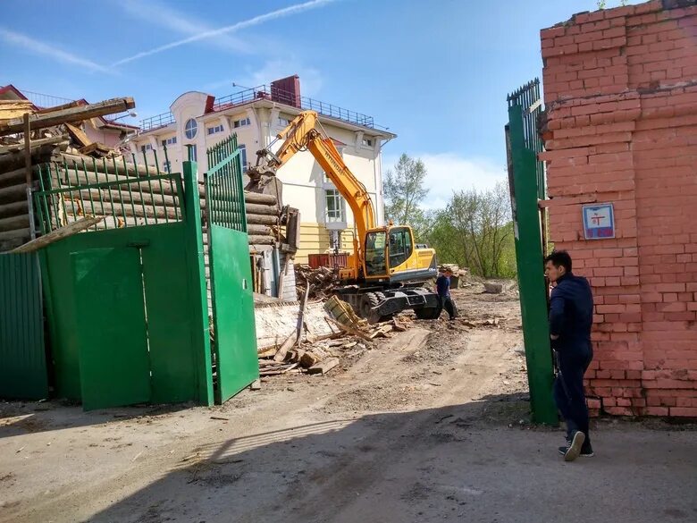 Снос домов томск