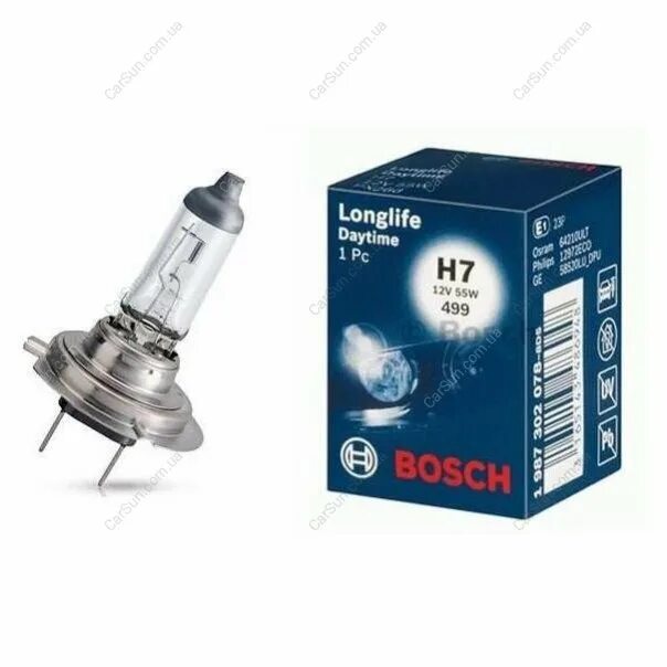 Bosch h7 12v 55w. Лампа галоген 12v h7 55w Bosch Longlife daytime. Bosch h7 12v 55w Longlife Day, 1987302078. 1987302078 Bosch. Лампа h7 12v 55w px26d "Bosch" Longlife daytime.