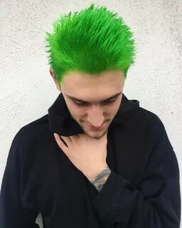 Зеленые волосы у мужчин (74 фото)