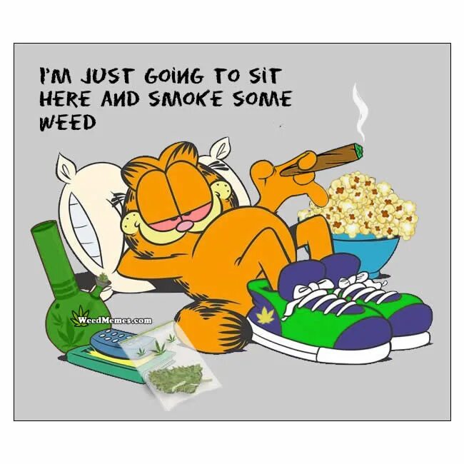 Just be gone. Гарфилд курит. Гарфилд с марихуаной. Garfield Weed. Раст Гарфилд марихуана.